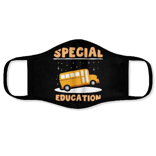 Special Education Awareness Sped Teacher Cute Face Masks