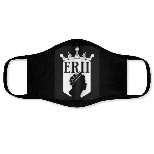 United Kingdom Monarch Queen Elizabeth ER II Face Masks