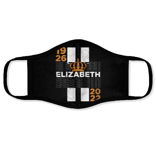 United Kingdom Monarch Her Majesty Queen Elizabeth Face Masks