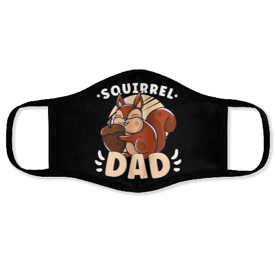Funny Squirrel Fan Squirrel Lover Chipmunk Addict Face Masks