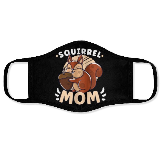 Funny Squirrel Fan Squirrel Lover Chipmunk Addict Face Masks