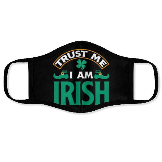 Irish Ireland St.Patricks Day Gift Face Masks