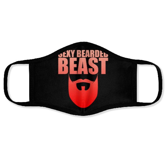Sexy Bearded Beast 2 Face Masks