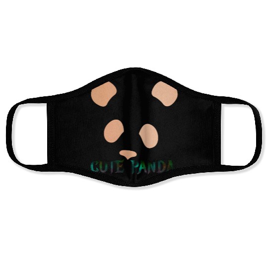 Cute panda Face Masks