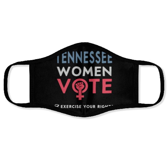 Tennessee Women Vote Voter 2022 Election Feminist Face Masks