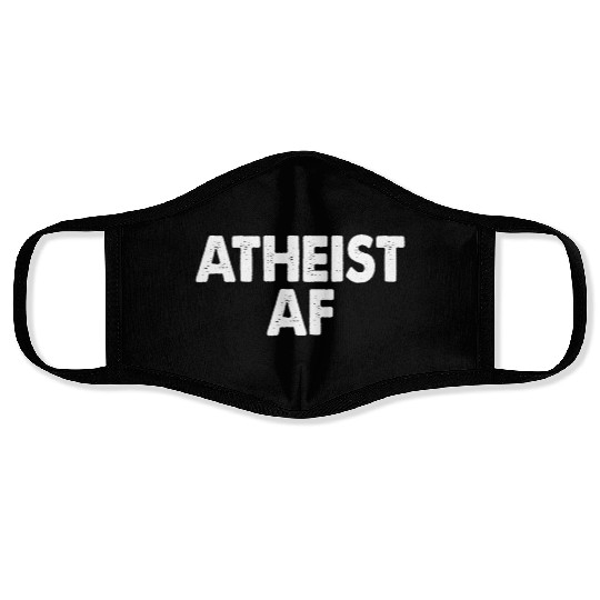 Atheist Atheism Agnostic Face Masks