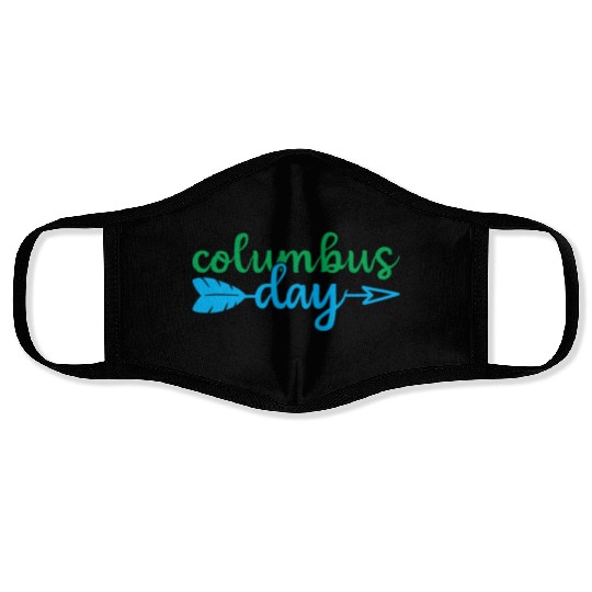 Happy Columbus Day classic Face Masks