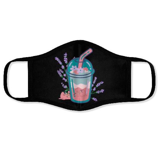 Royal Glass Juice Cup Face Masks