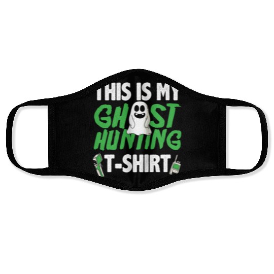 Ghost Hunting Face Masks