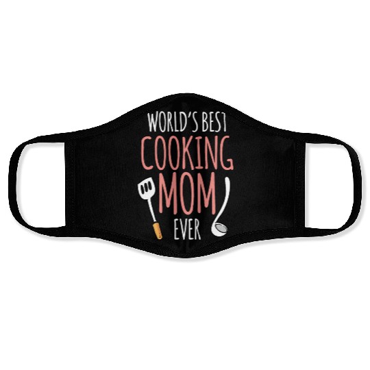 World's Best Cooking Mom Mommy Cook Mother Face Masks