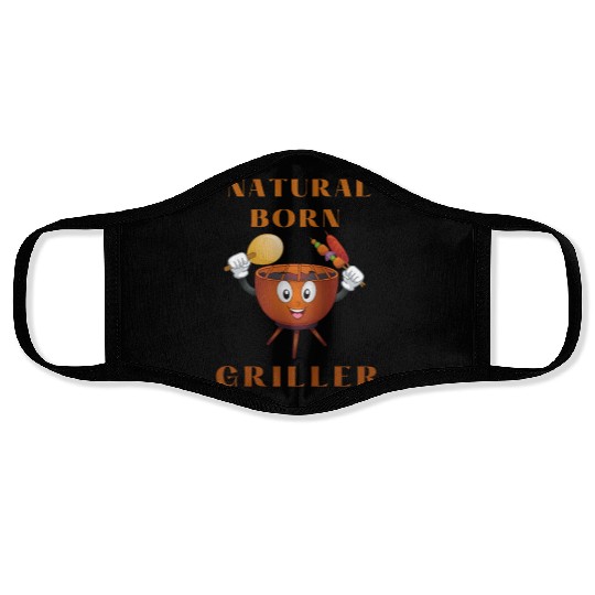 Natural Born Griller Face Masks