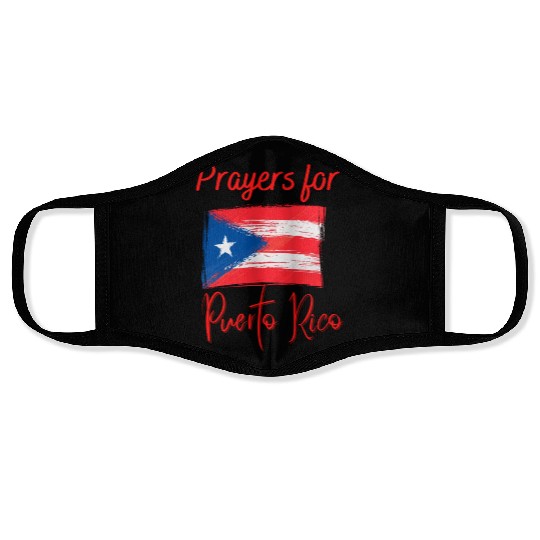 Puerto Rico Prayers Face Masks