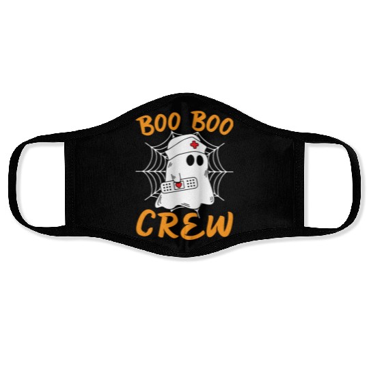 Halloween Costume - Boo Boo Crew Ghost Face Masks