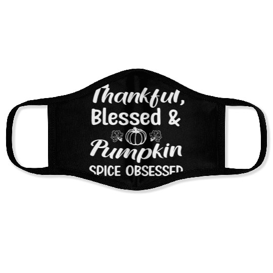 Pumpkin Spice Thanksgiving Face Masks