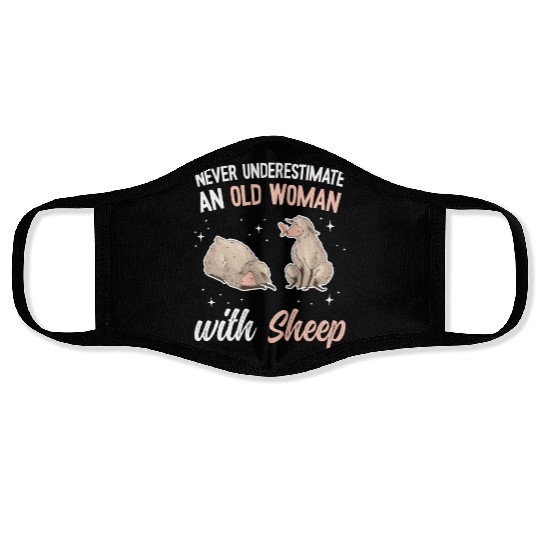 Cute Lamb Saying - Farmer & Sheep Face Masks