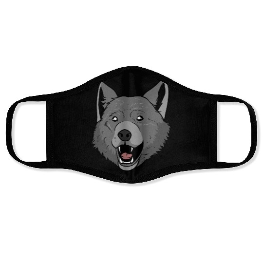 Wolf Head Face Masks