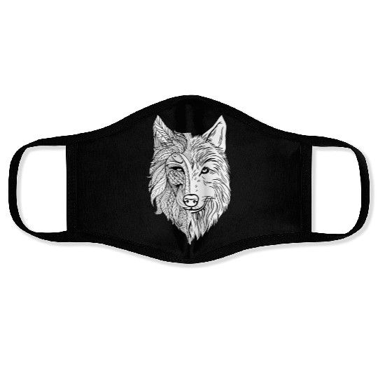 Wolf Face Masks