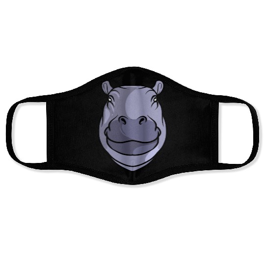 Hippo Head Face Masks