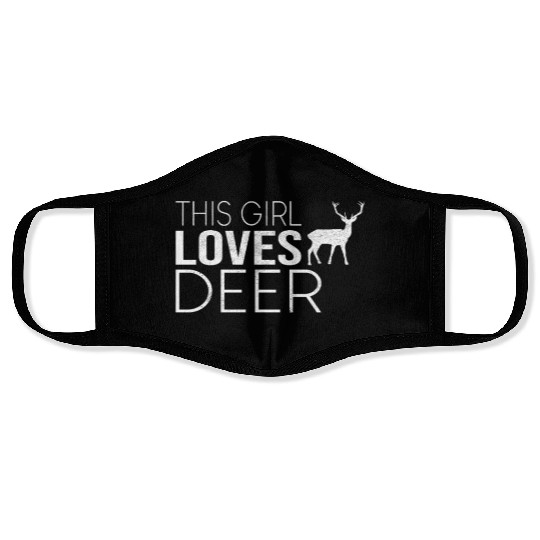 girl deer saying Face Masks
