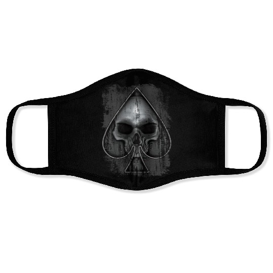 Heavy Metal Punk Poker Skull Face Masks