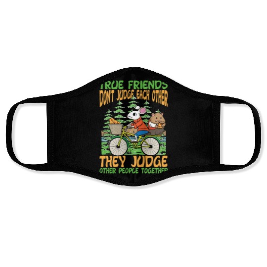 Friends Friendship Blasphemy Cohesion for a Real Face Masks