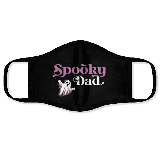 Cute Spooky Dad Halloween Outfit Face Masks