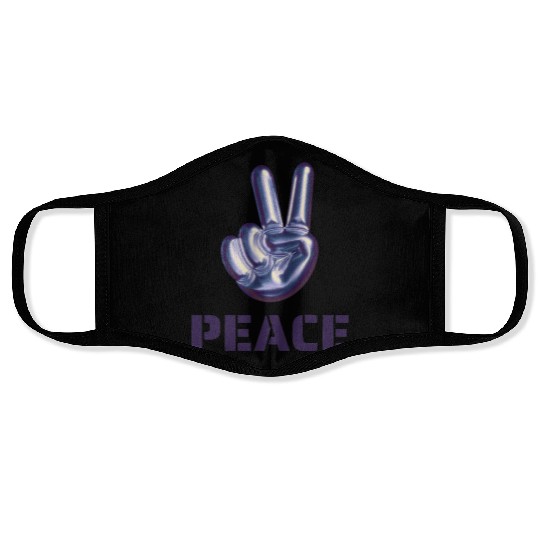 peace DESIGN COOL design print canva daily school Face Masks