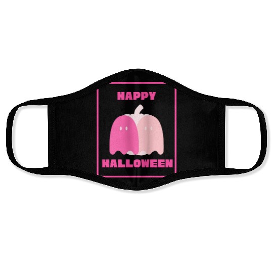 Pink Cute Halloween Face Masks