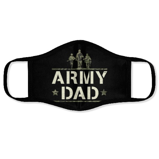 US Proud Army Dad Camo Face Masks