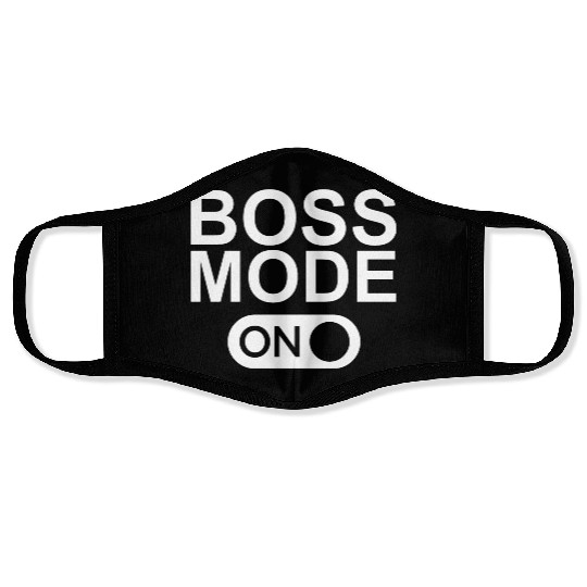 Boss Mode On Face Masks