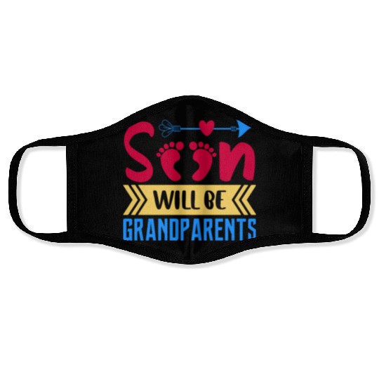 We Will Soon Become Grandparents, Be Grandparents Face Masks