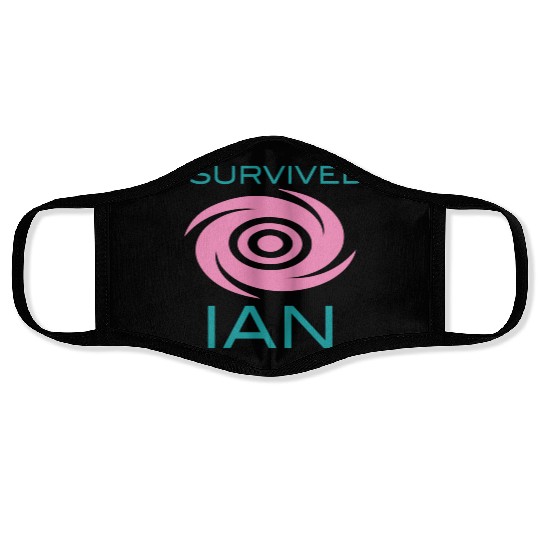 I Survived Ian Face Masks