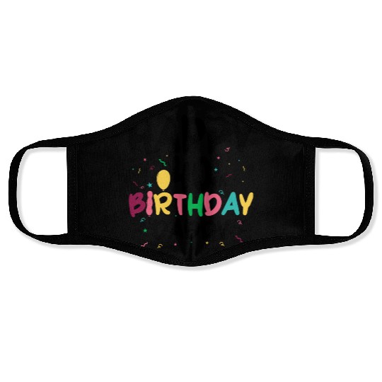 Happy 40th birthday daddy Face Masks