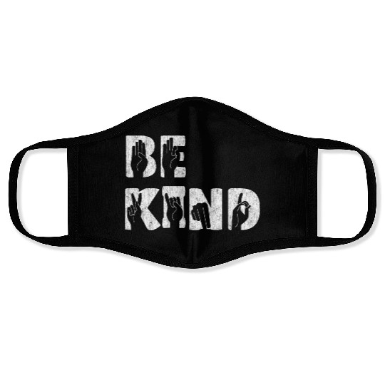 Anti Bully Be Kind Cute Orange Unity Day Bullying Face Masks