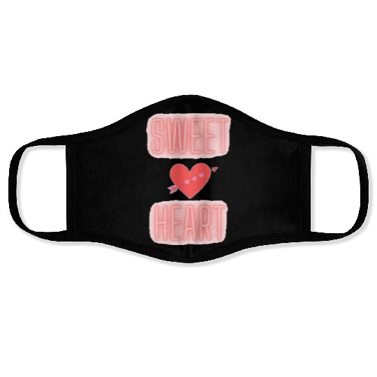 sweet heart Face Masks
