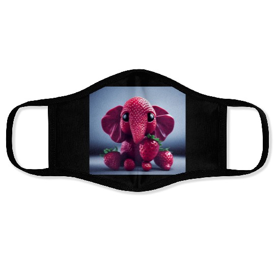 Strawberry Elephant Face Masks
