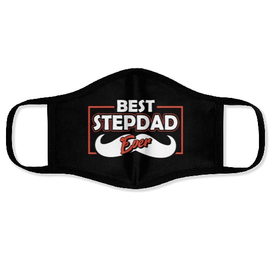 Best Stepfather Ever Stepdad Fathers Day Step Dad Face Masks