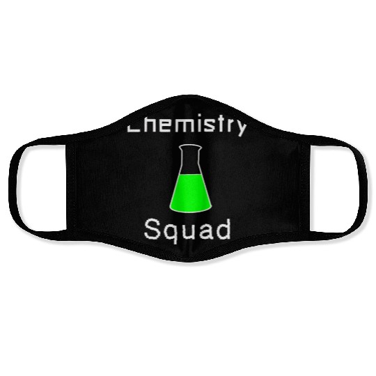 green chemistry squad Face Masks