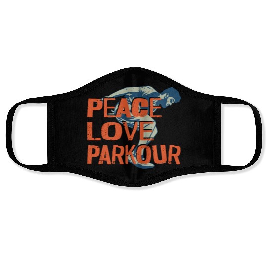 Parkour Free Running Traceur Face Masks
