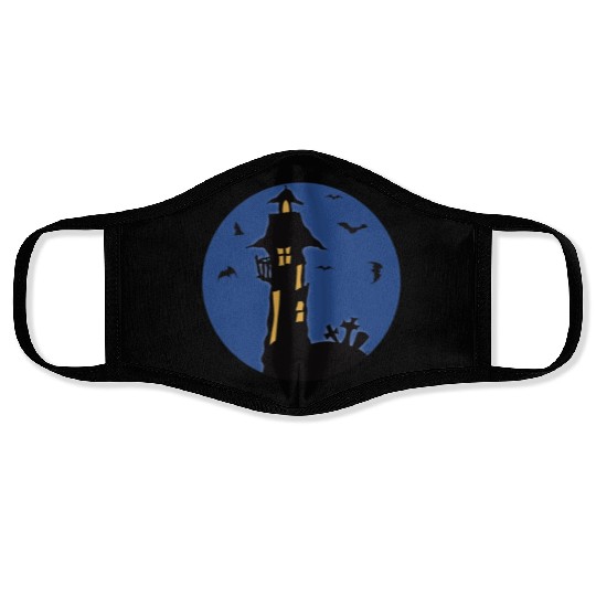 Halloween Haunted House Face Masks