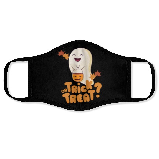 trick or treat autumn Face Masks