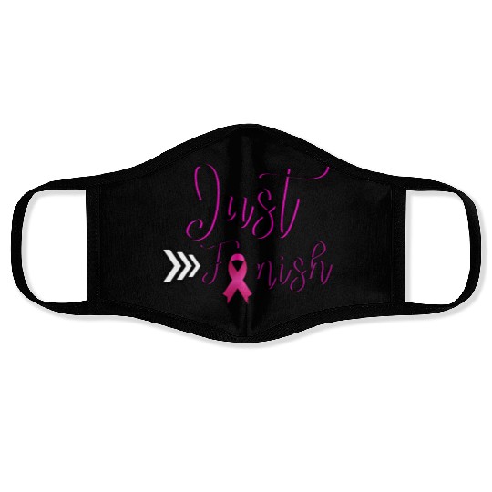 Just Finish-Pink for the Cure Face Masks