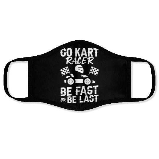 Go Kart Racing Indoor Karting Racer Electric Face Masks