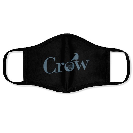Crow Animal Bird Environment and Nature Face Masks