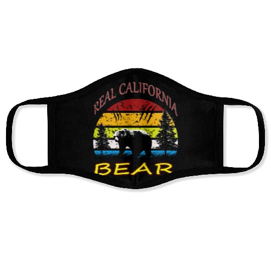 California BEAR Face Masks