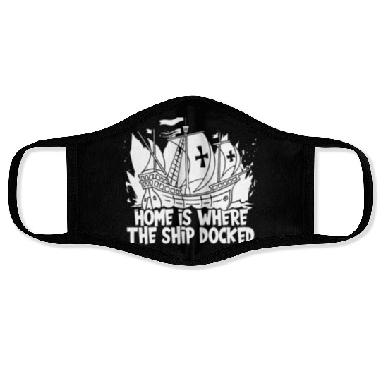 Columbus Day 1492 Face Masks