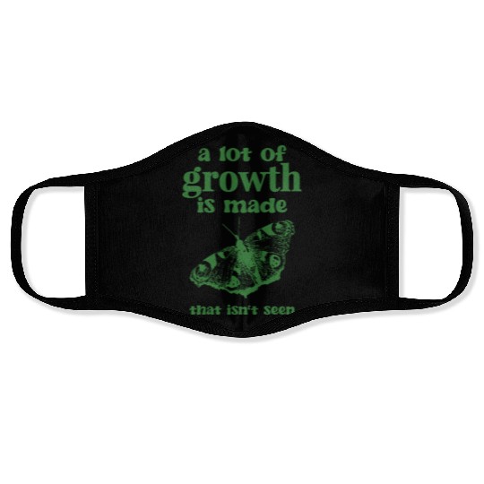Self Growth | Butterfly Face Masks green
