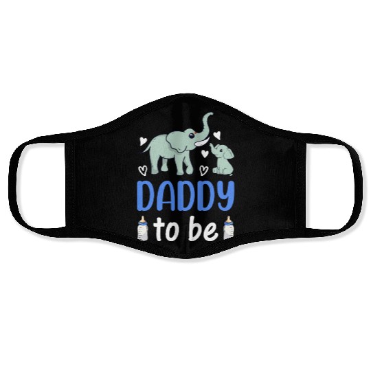New Daddy Paternity New Dad - Elephant Daddy To Be Face Masks