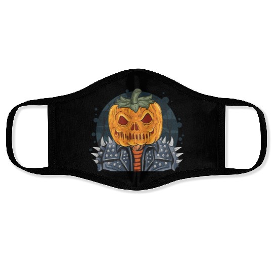 Spooky Jack-o'-lantern Face Masks