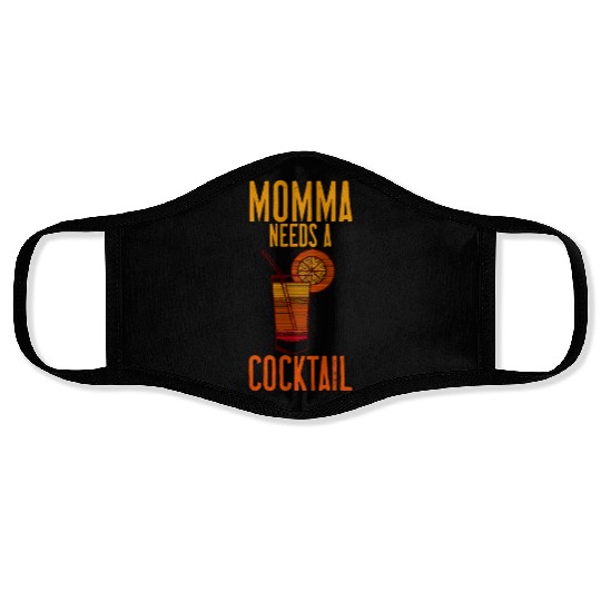 Momma Needs A Cocktail 4 Face Masks
